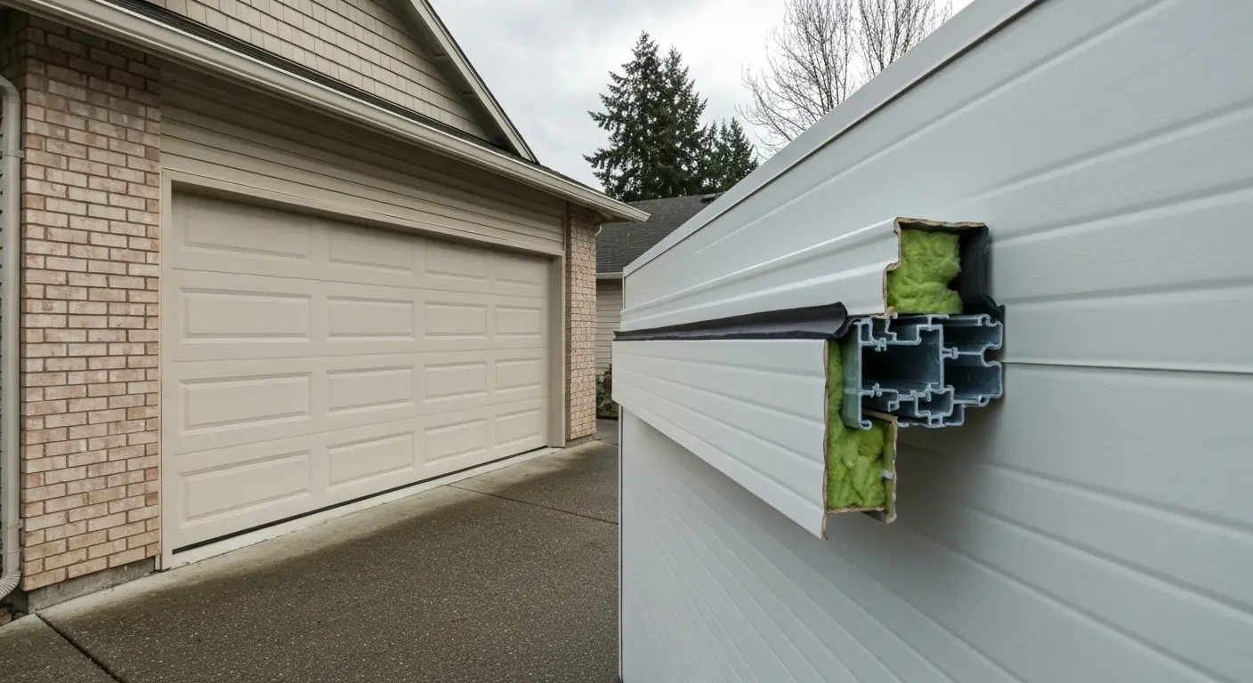 Insulated garage door upgrade