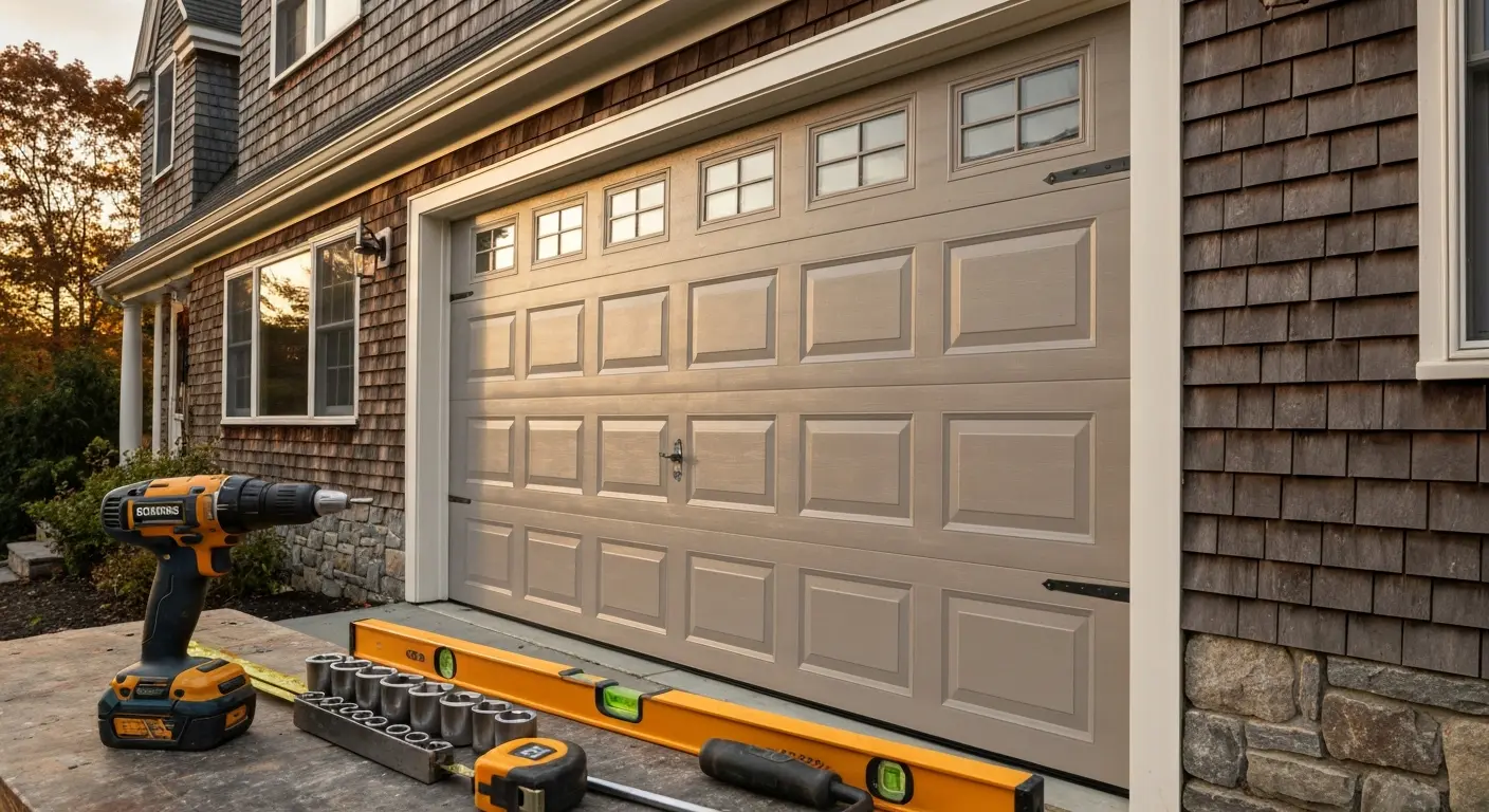 Hurricane-rated garage door installation