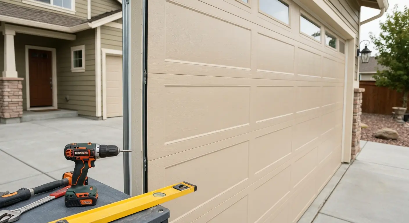 Garage door panel replacement