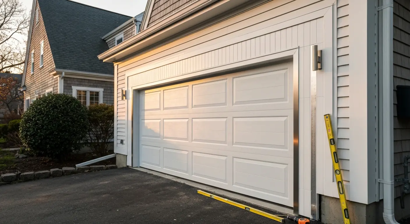 Insulated garage door