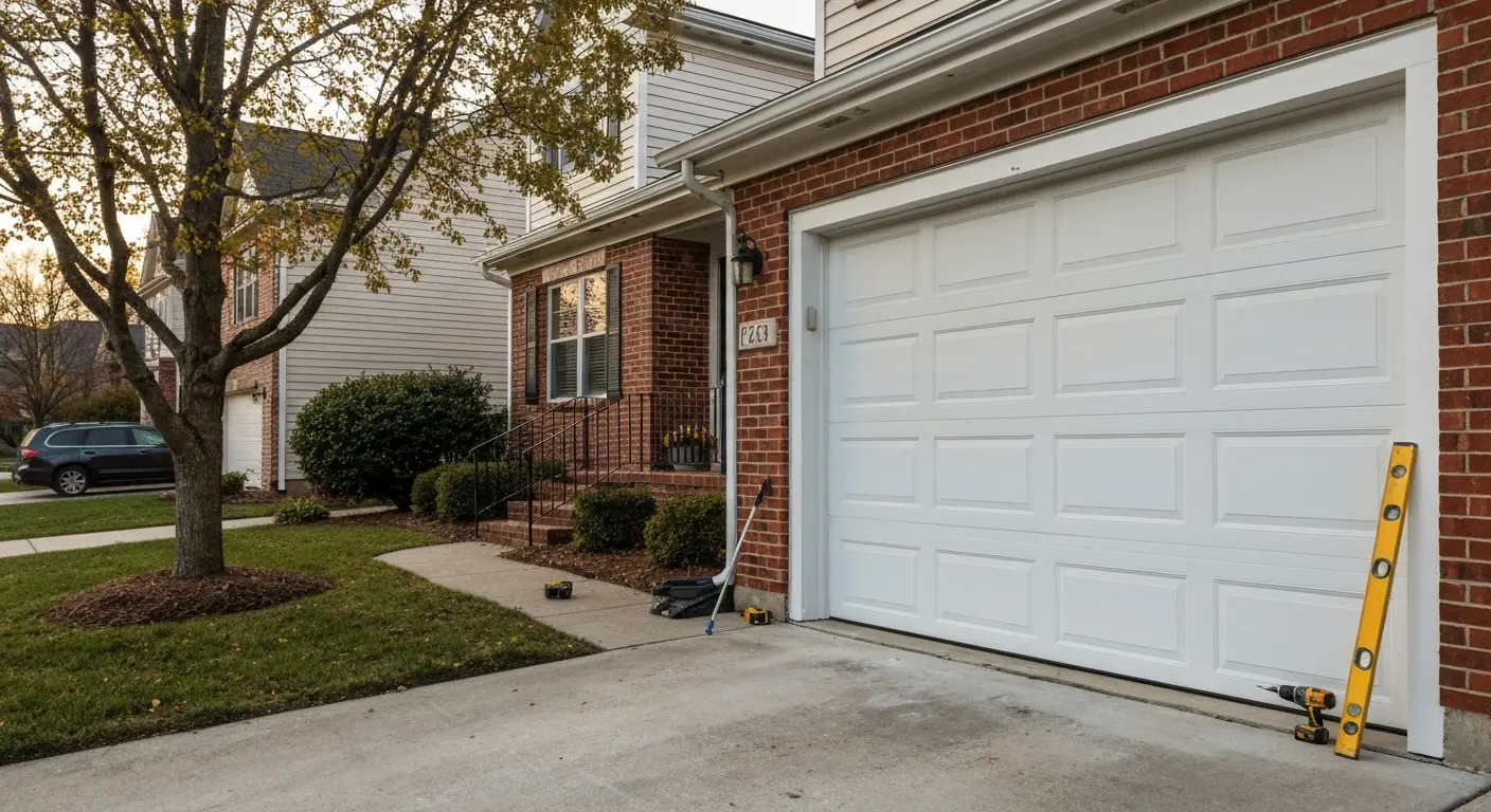 Garage door panel replacement