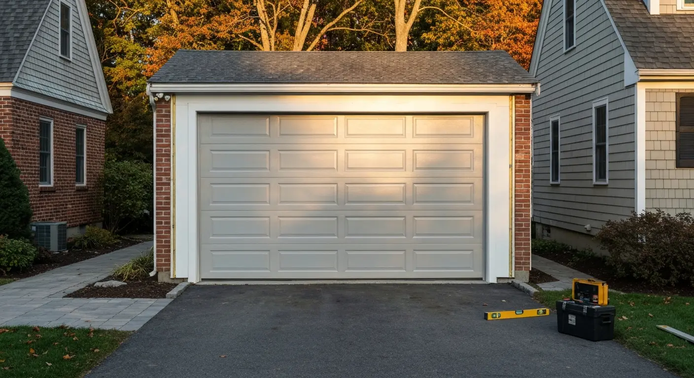Insulated steel garage door upgrade