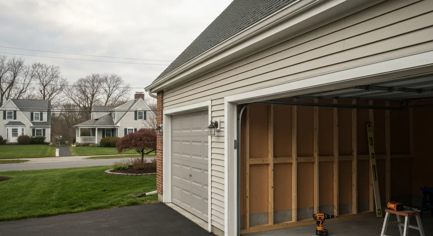 Hurricane-rated garage door for storm protection