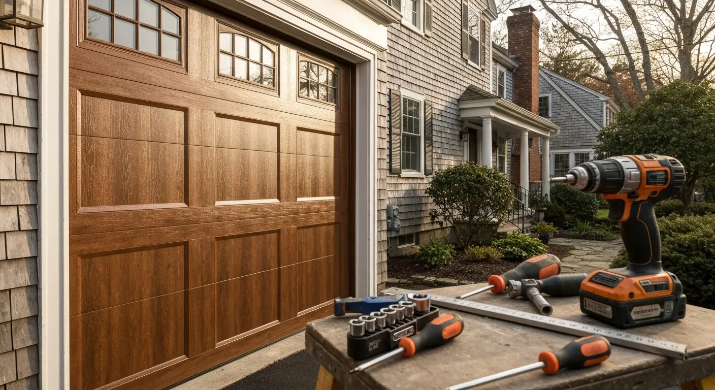 Panel replacement and garage door repair