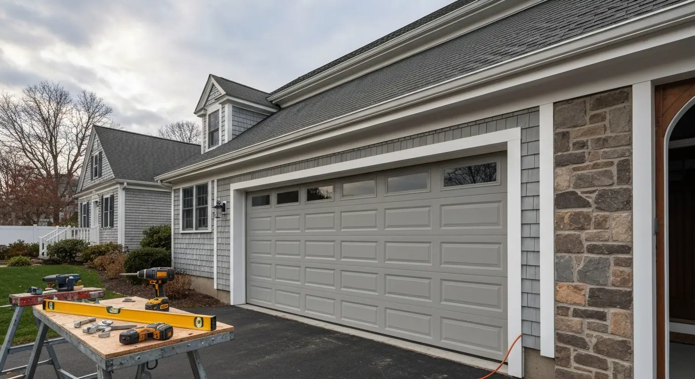 Hurricane-rated garage door installation