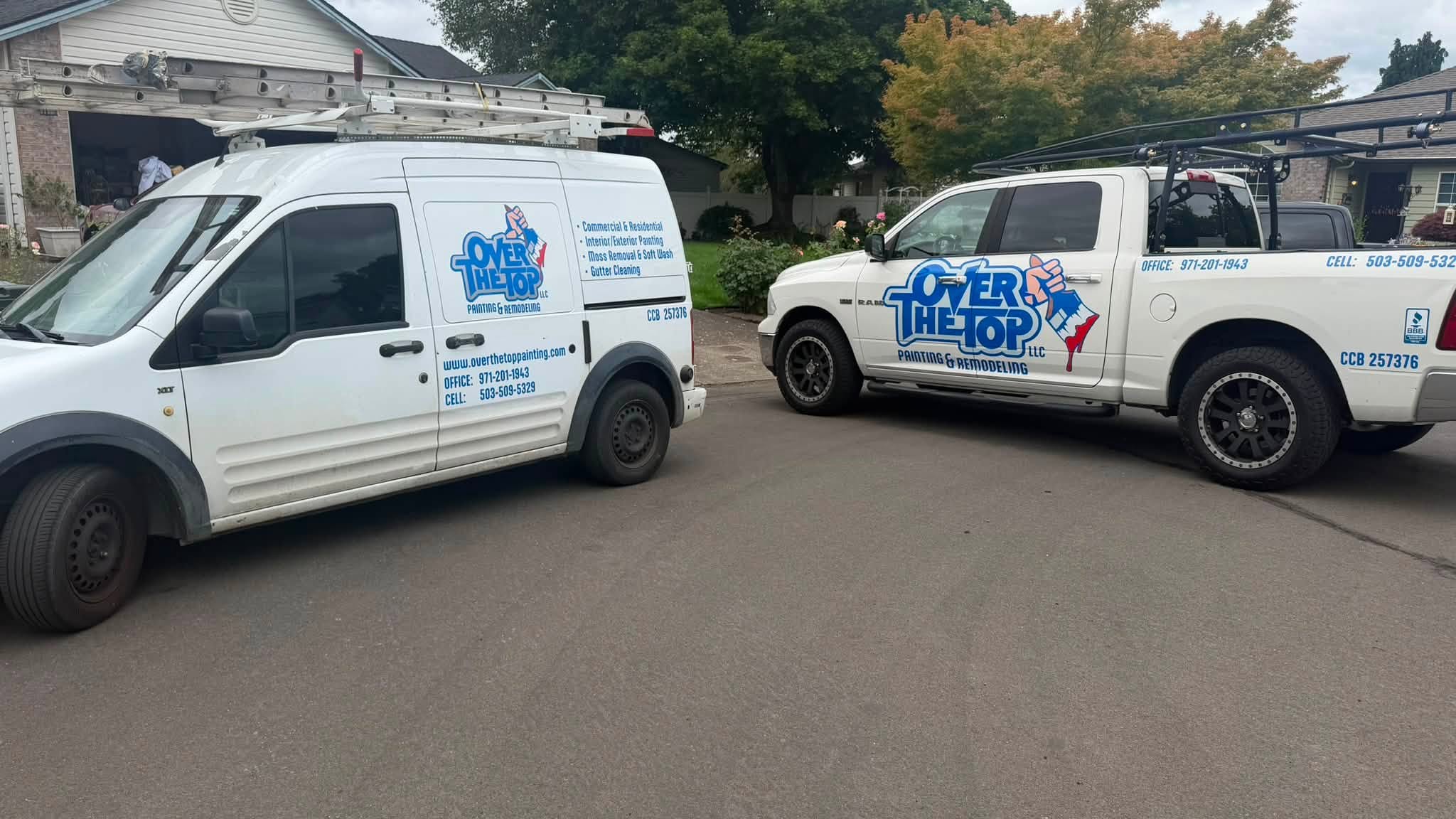 Completed painting and remodeling project by Over The Top Painting & Remodeling in Salem, OR