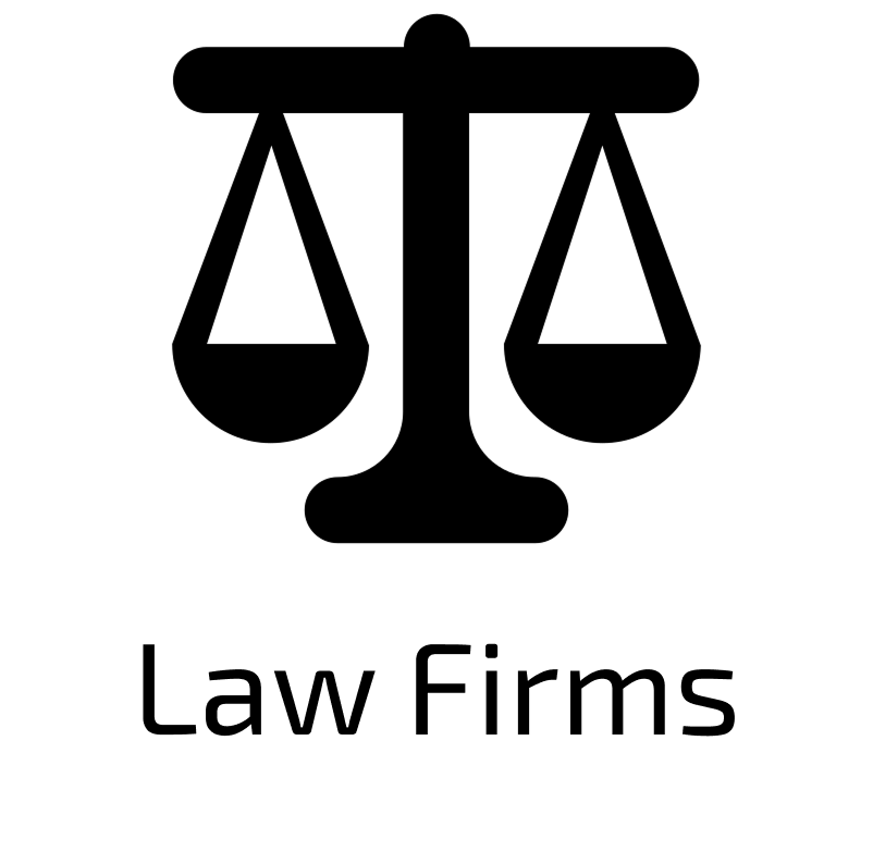 Law firm icon showing how smart websites and digital marketing support attorneys with local SEO.