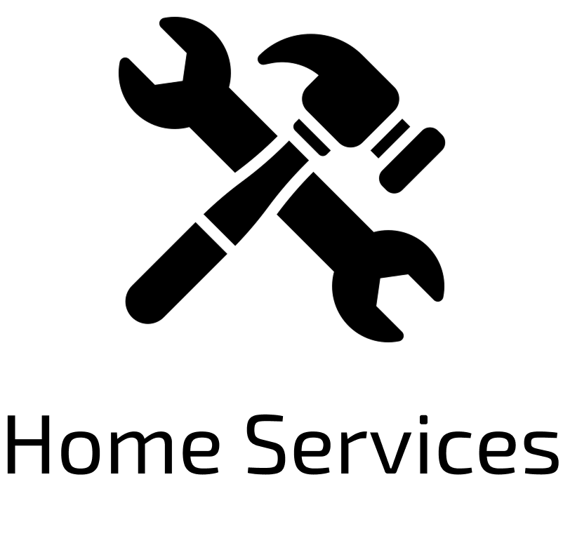 Home services icon representing digital marketing and local SEO for contractors and service businesses.