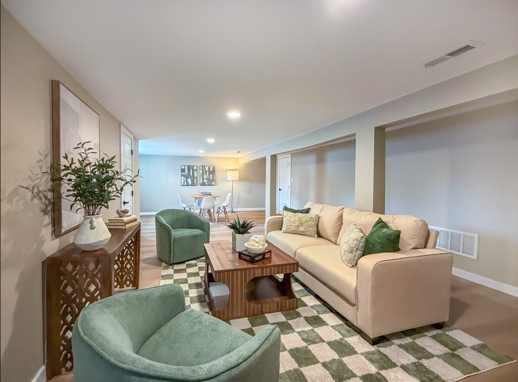 Lower Level Living Space