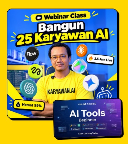 Bundling Webinar Karyawan AI + Free ECourse