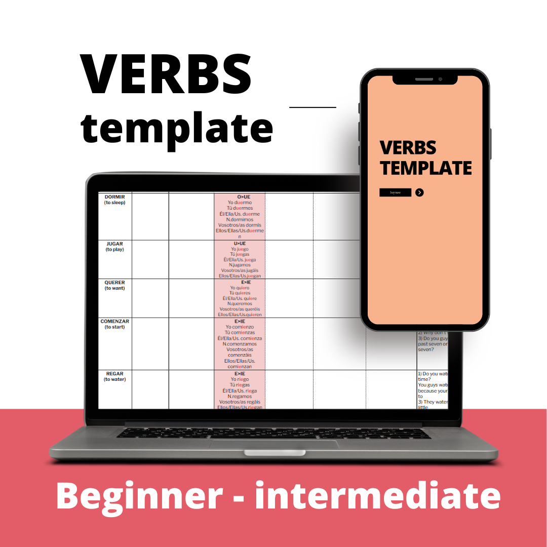 Verbs study plan
