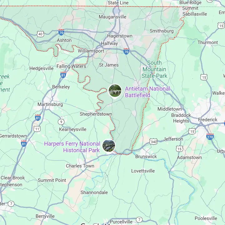 Collectors trash service areas map