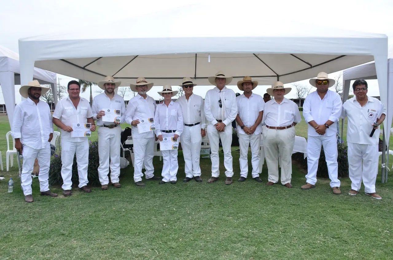 Members of the Peruvian Horse community gathered together at an equestrian event