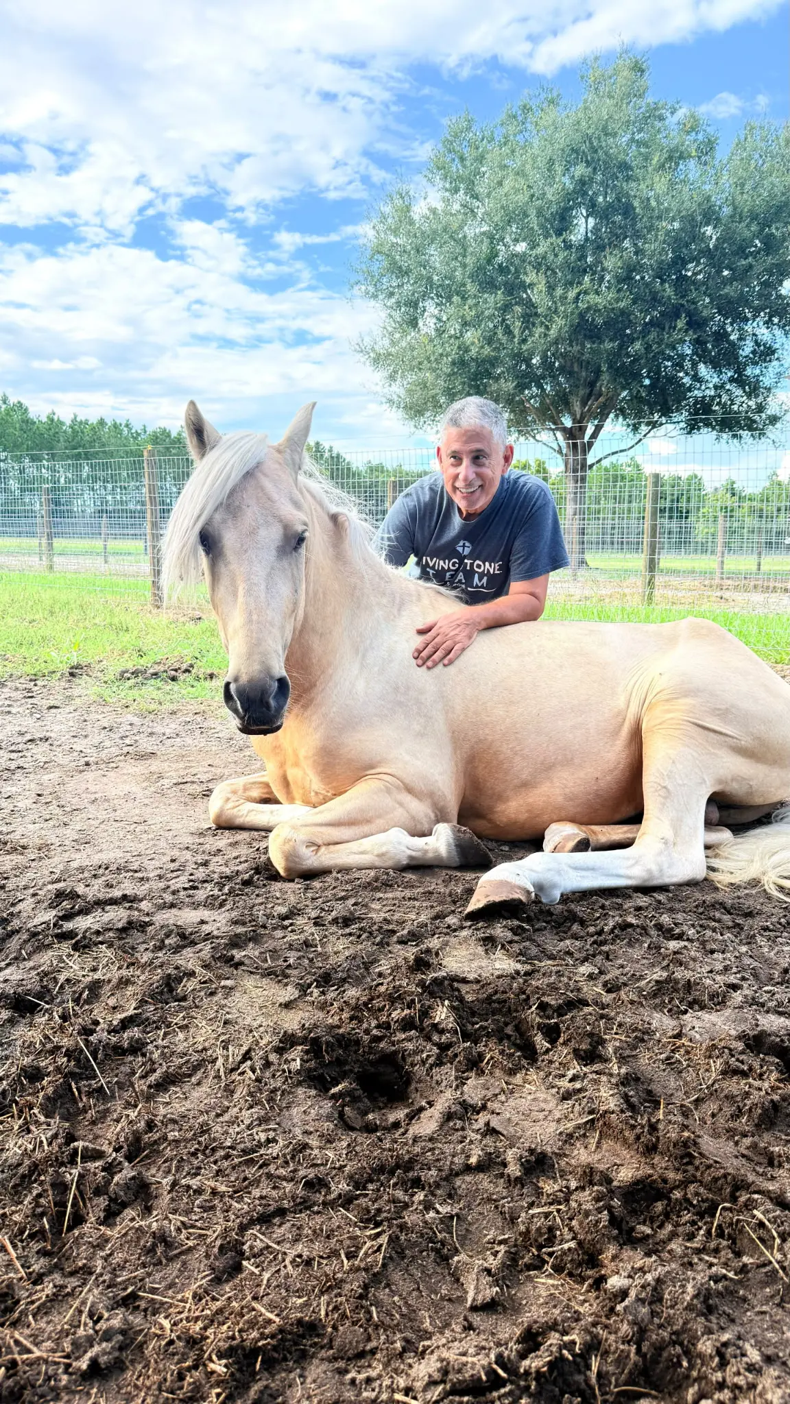 R.A. Brillante II with Angel Ribó at Barcelona R Ranch in Webster Florida
