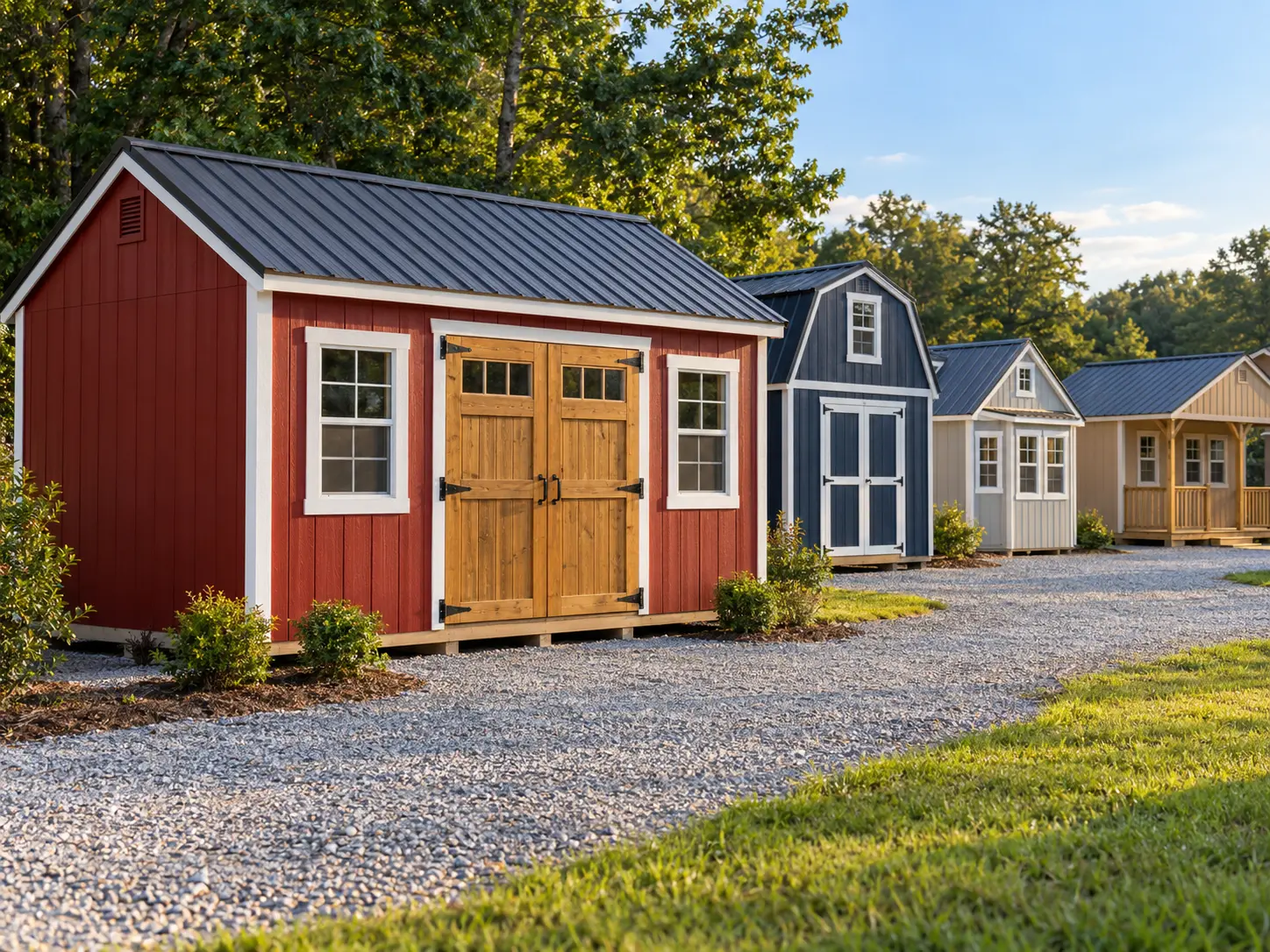 Portable cabins, barns and storage buildings at Simply Sheds of Prattville