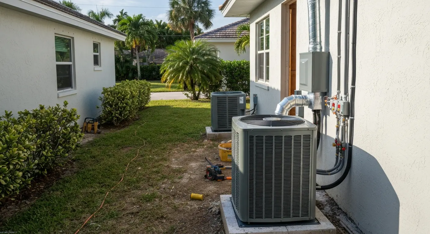 New AC installation for home addition