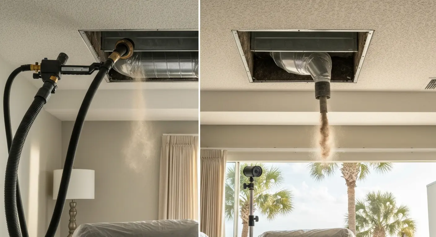 Air duct cleaning service