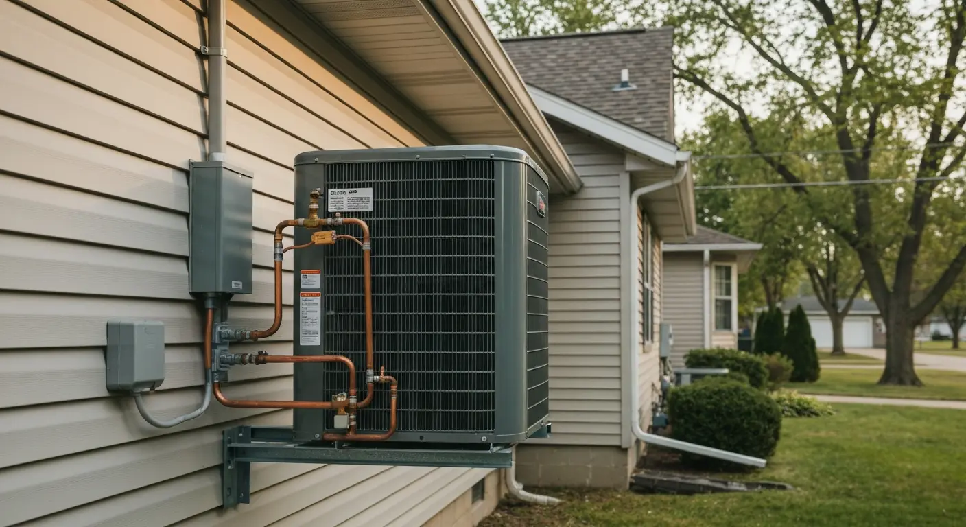 New AC system installation