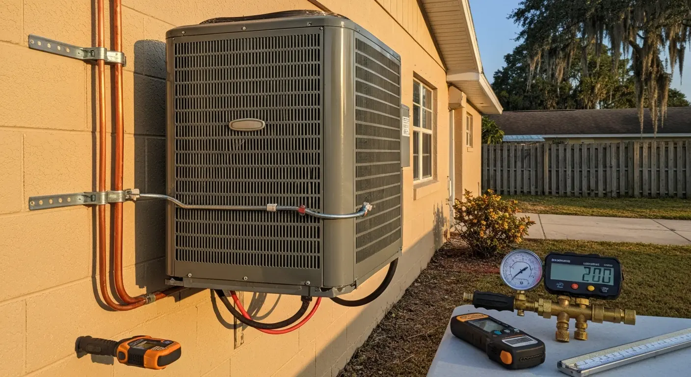 AC replacement installation