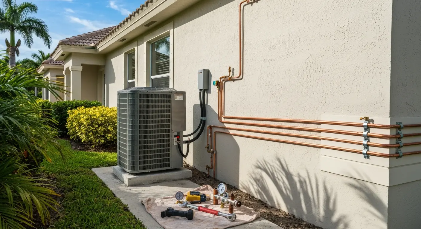 AC system replacement installation
