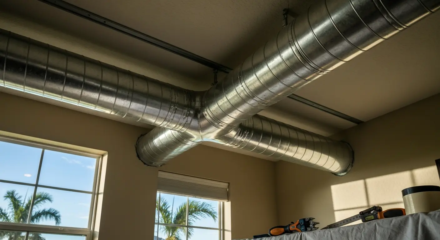 Air duct installation service