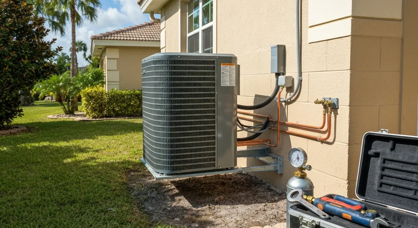 New AC system installation