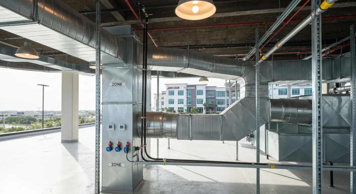 Commercial building AC design
