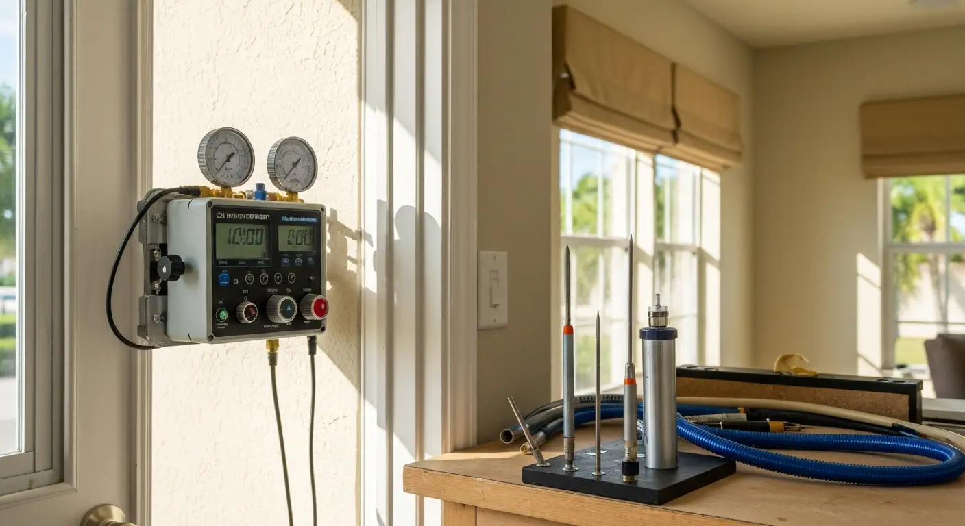 Duct testing equipment