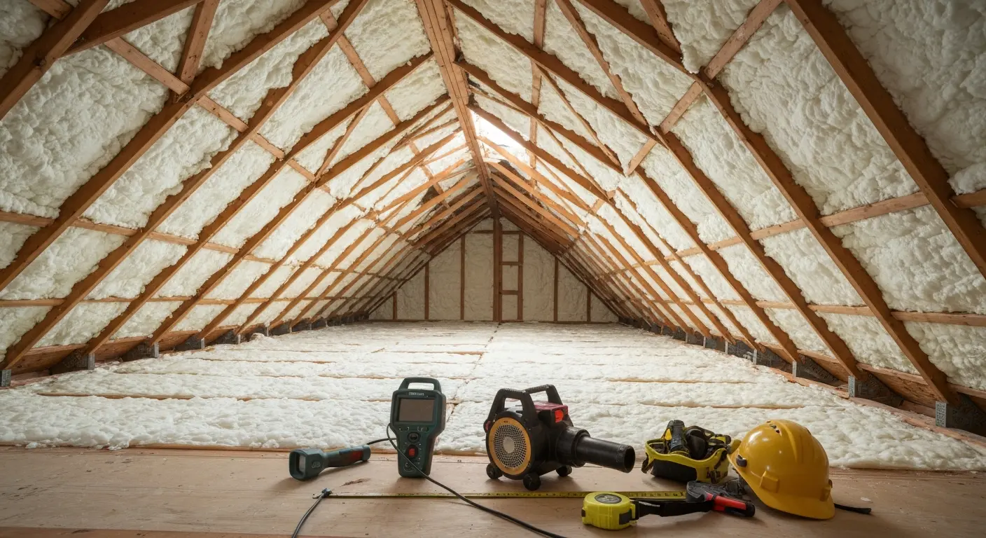 Old insulation removal and replacement