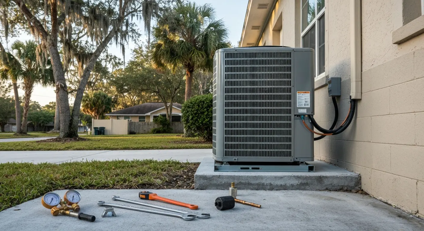 AC replacement installation