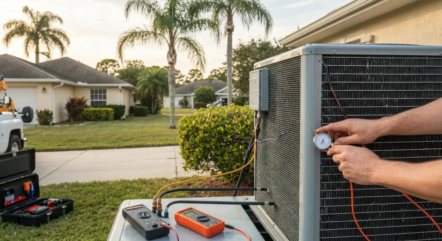 Annual AC maintenance