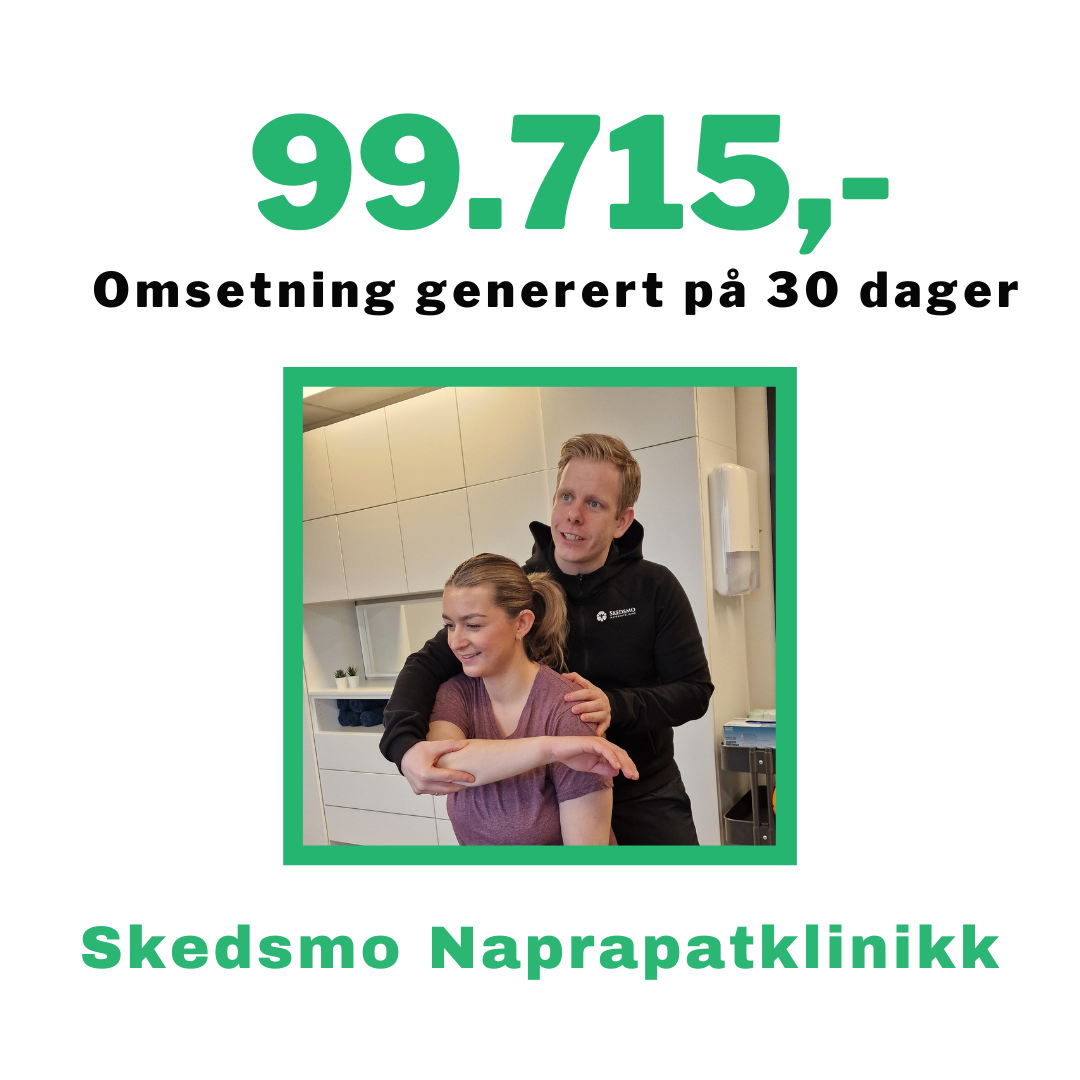 Resultater fra Skedsmo Naprapatklinikk