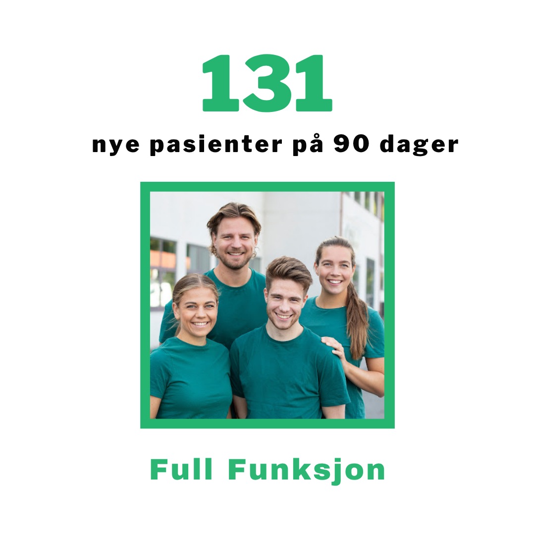 Resultater fra Halden Naprapatklinikk