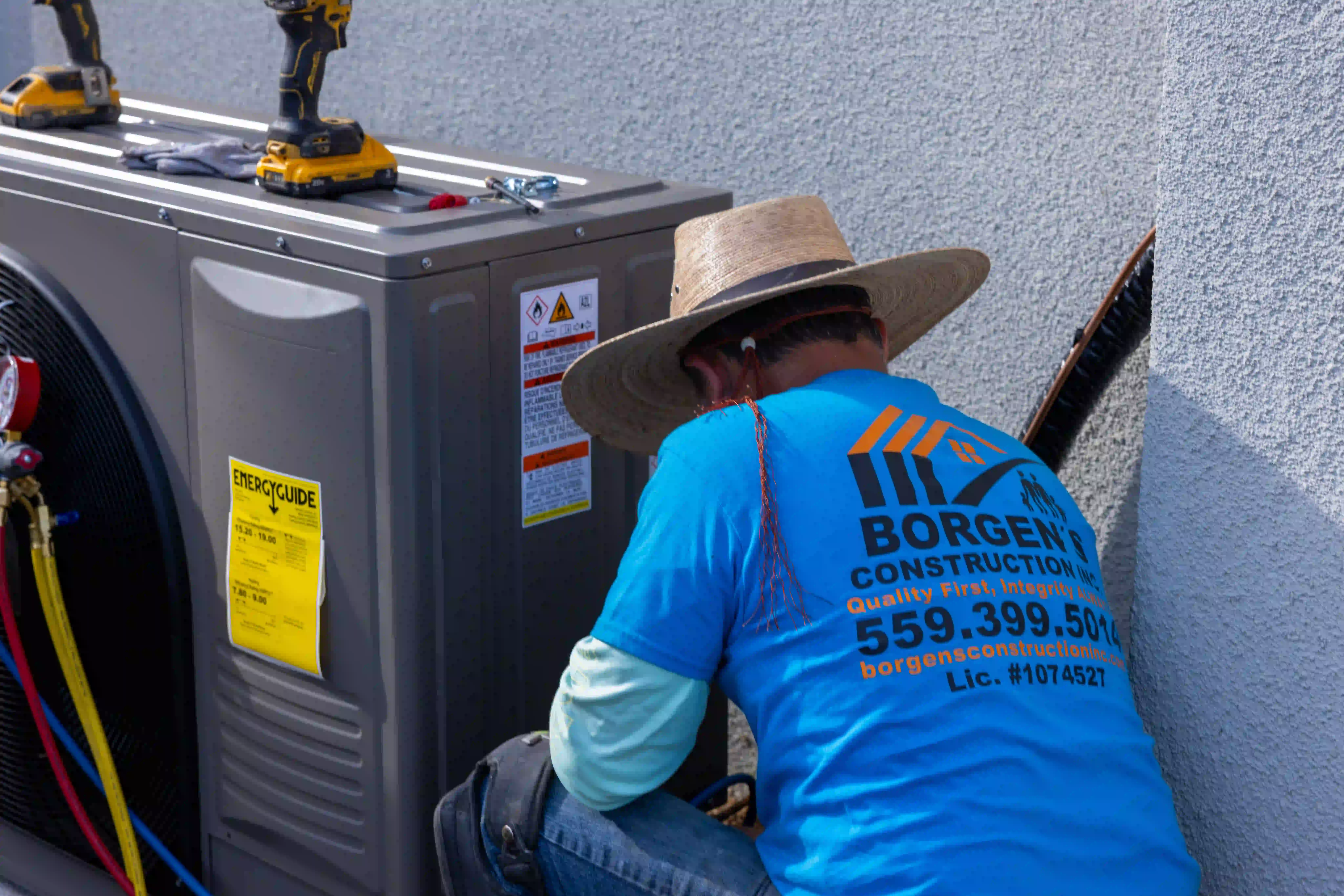 HVAC installation and repair service by Borgen's Construction in Fresno CA