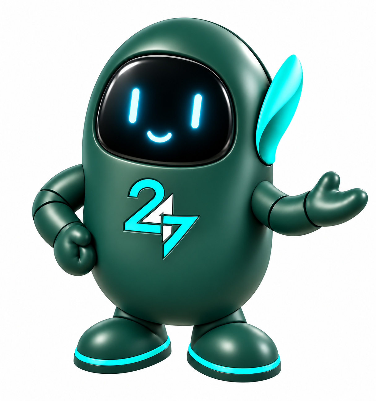 System 24/7 guide mascot