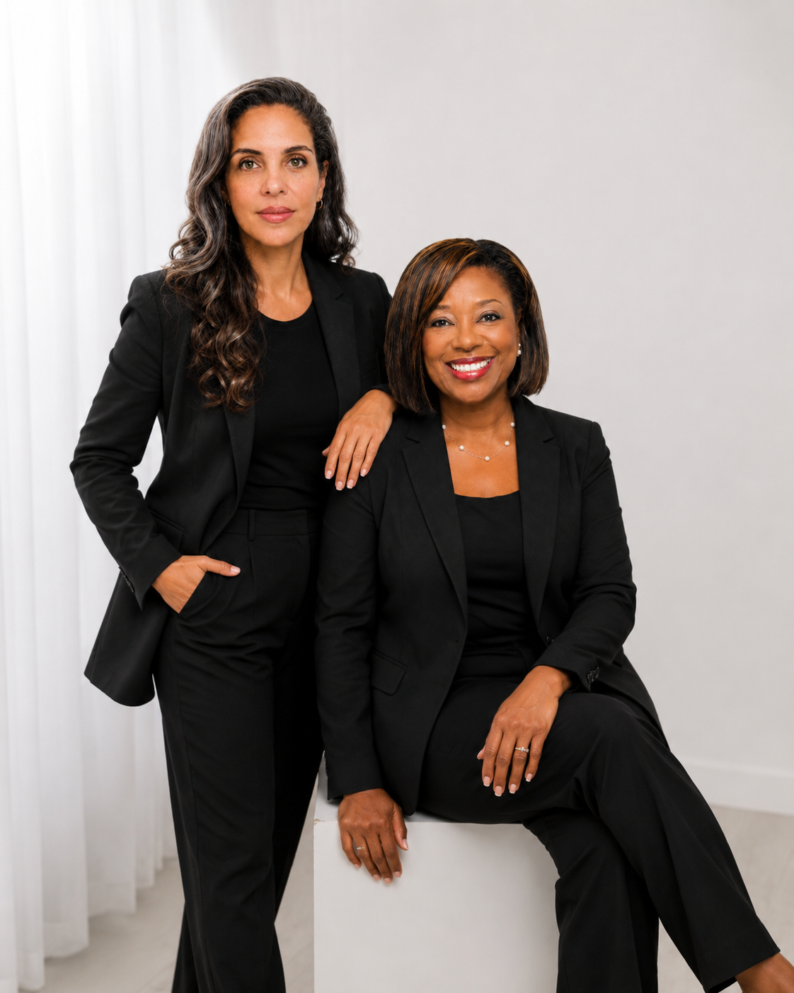Fran Brown and Jannifer Stovall, summit hosts