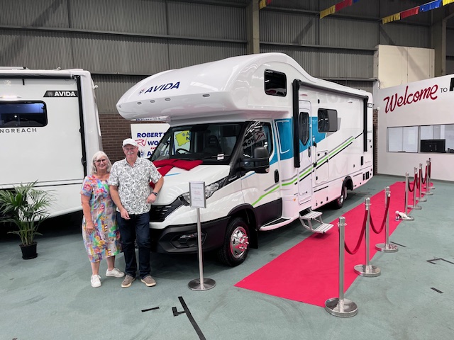 Roberts RV World customer handover photo