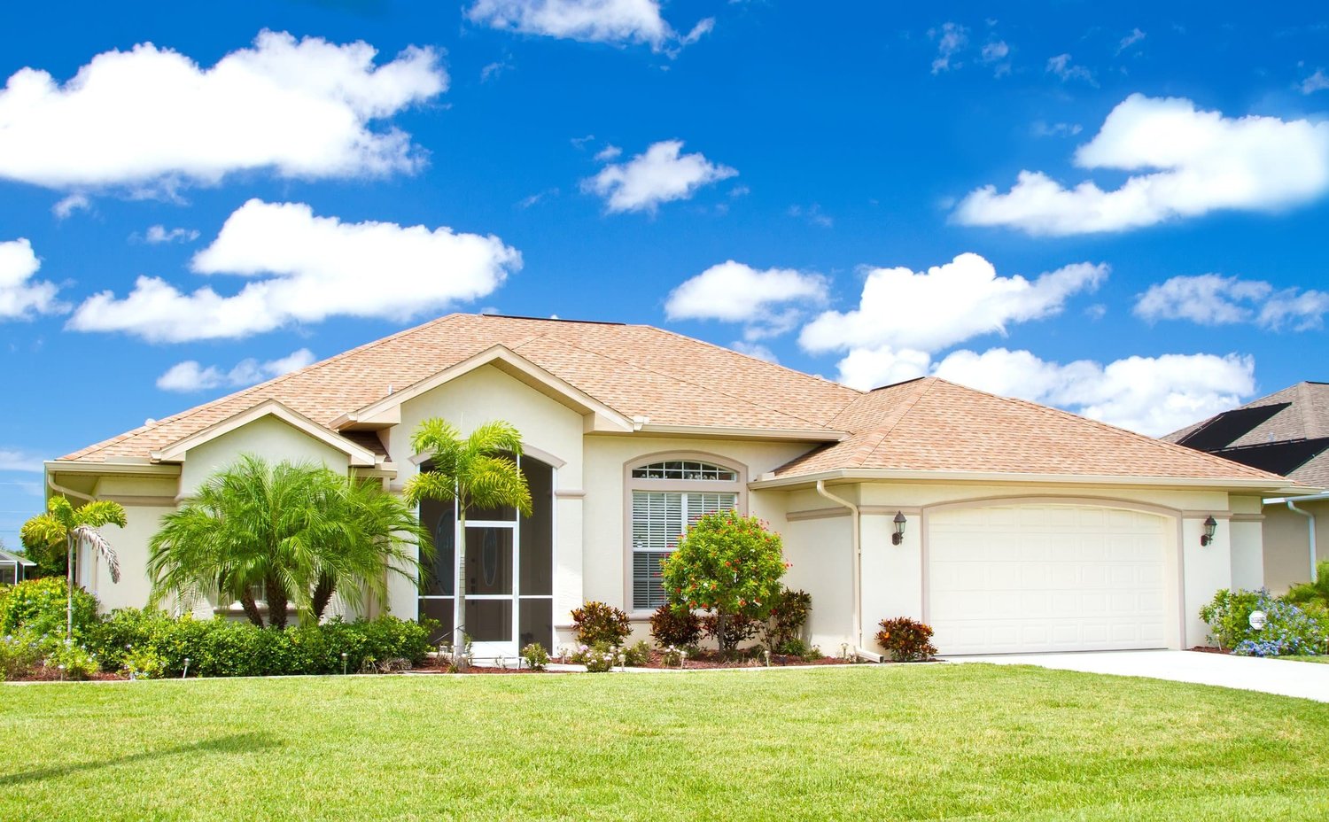 Beautiful freshly painted Florida home