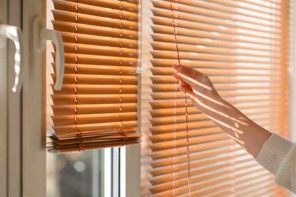 Dusting Blinds Is Easier With This Sock Trick