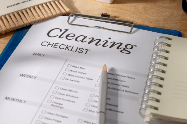 Stay On Track With This Simple Cleaning Checklist