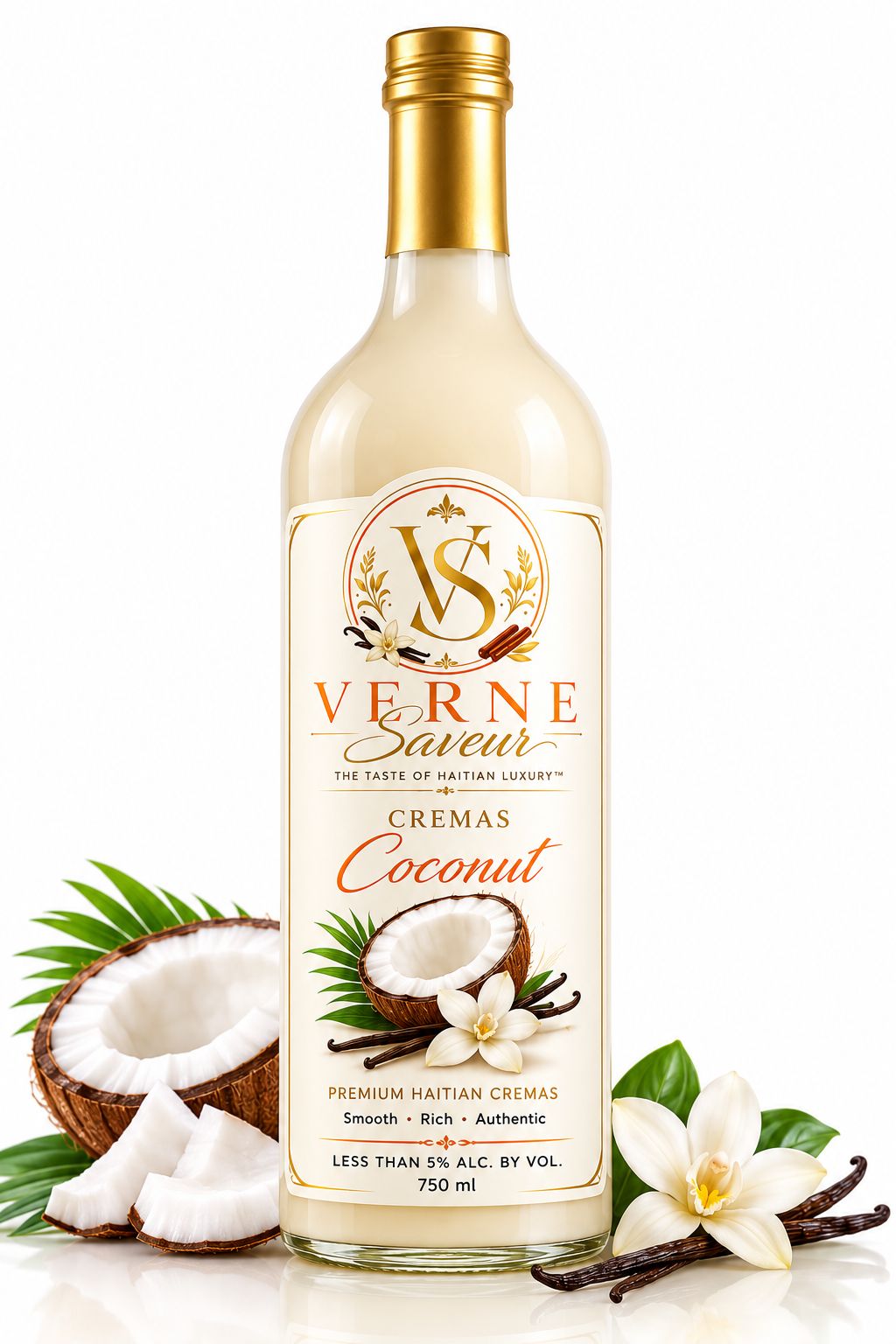 Verne Saveur Cremas Coconut Bottle