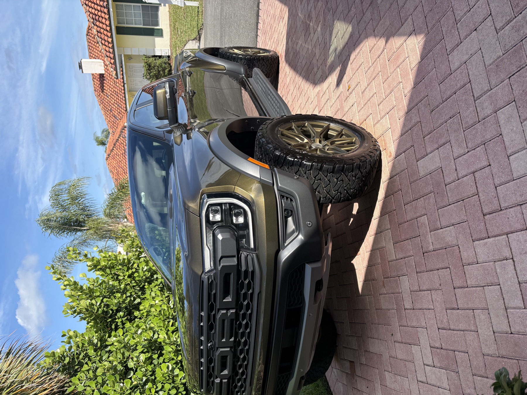 Bronze Ford Raptor truck &mdash; exterior detail