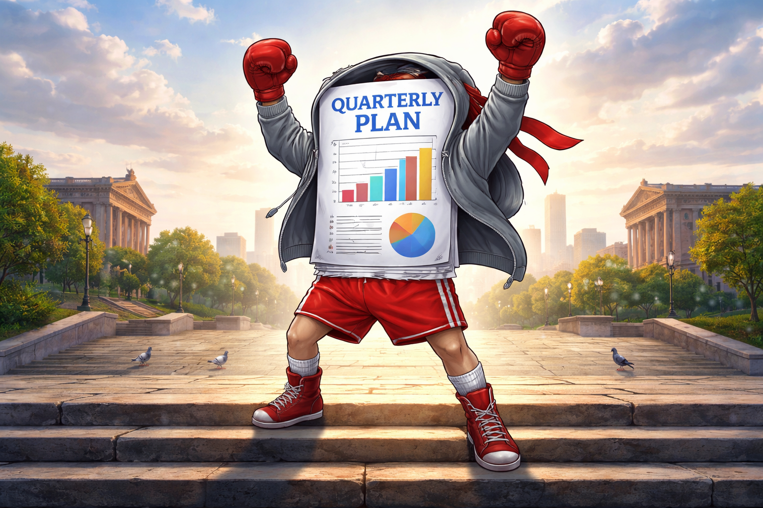 Strong Quarterly Plan Conquering the Day