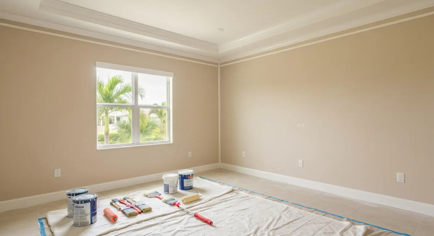 Interior painting project