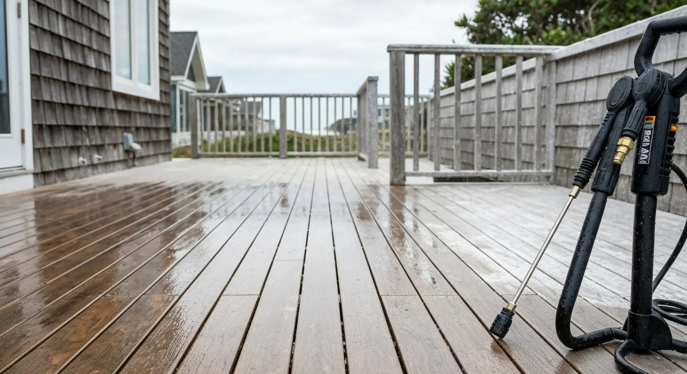 Pressure washing service
