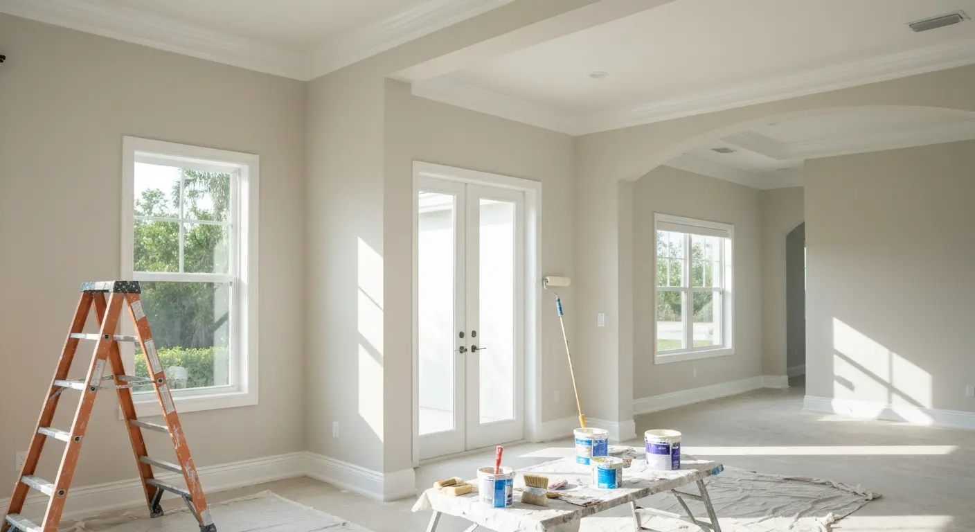 Interior painting project