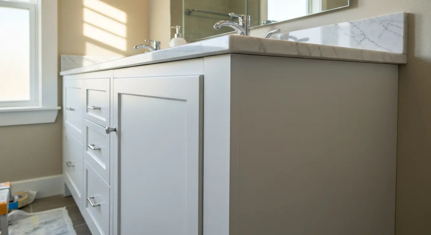 Bathroom vanity painting service