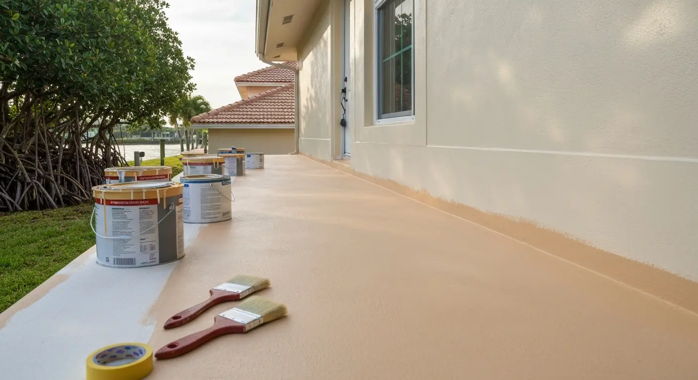 Exterior painting project