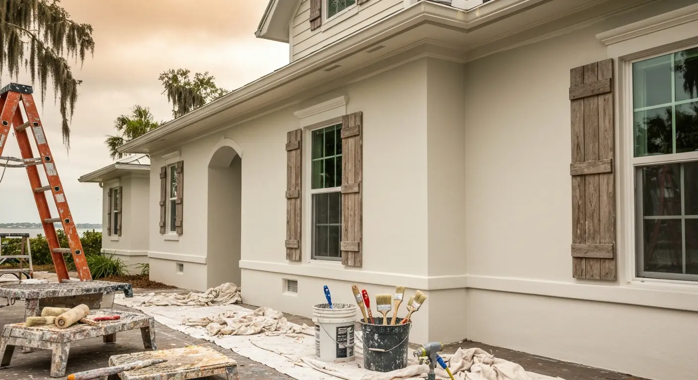 Exterior painting project