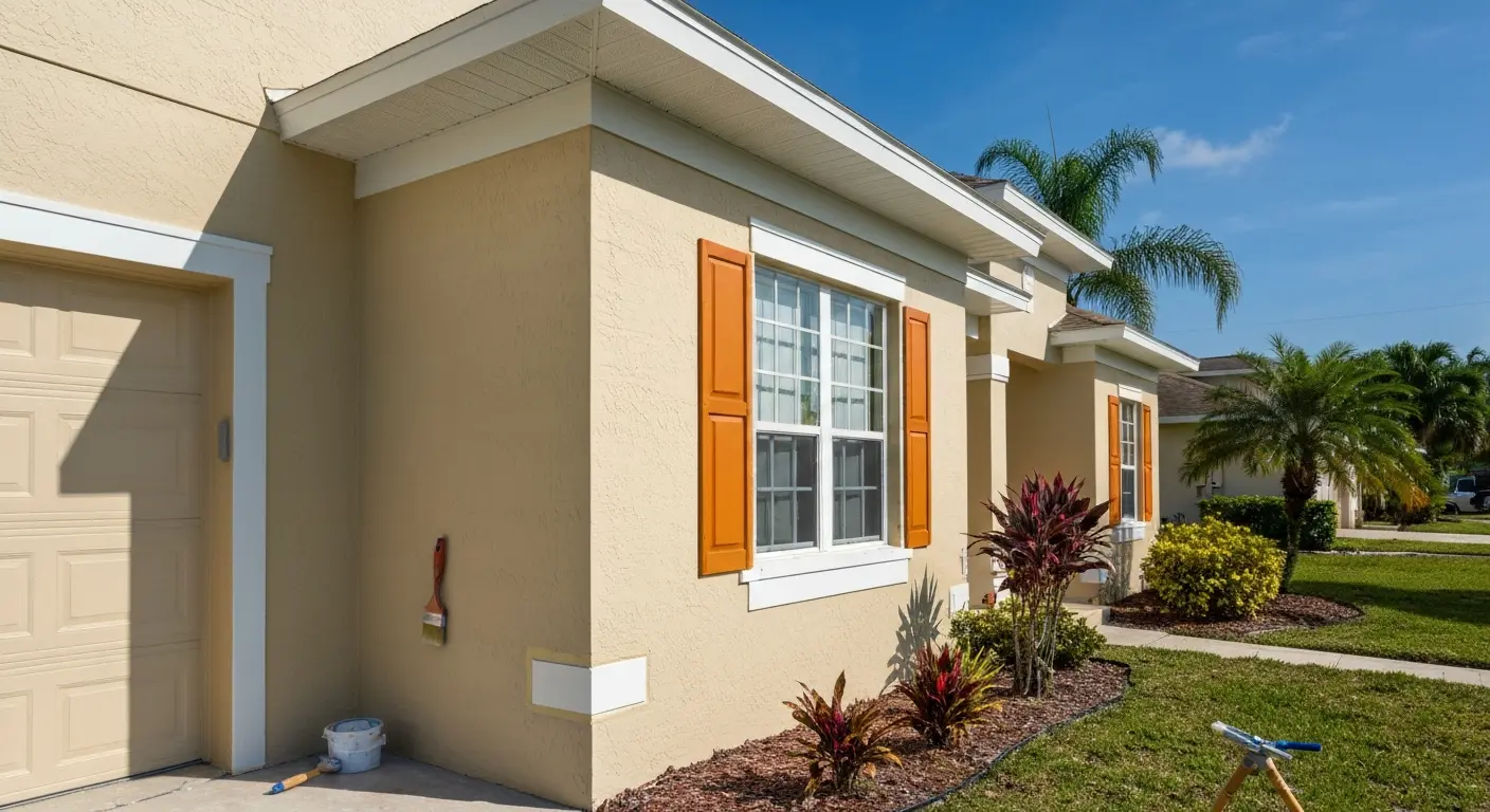 Exterior painting service